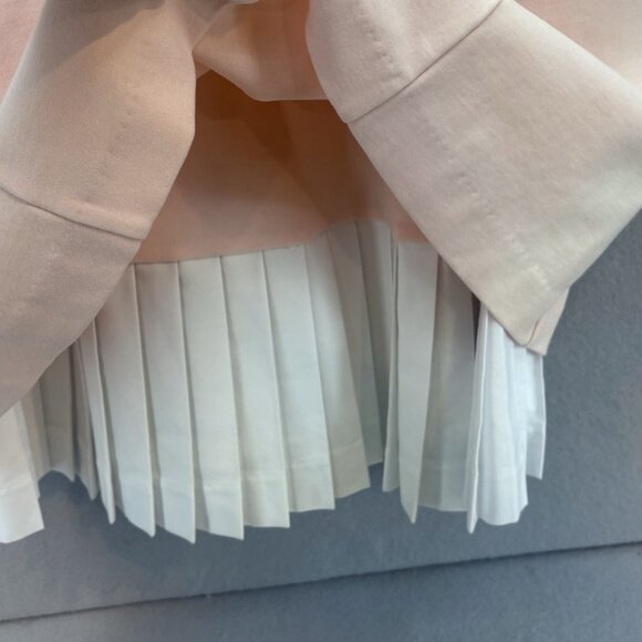 Maison Jules Pink Sleeveless Fit & Flare With‎ Pleated Bottom Lining SZ Large - Picture 4 of 10